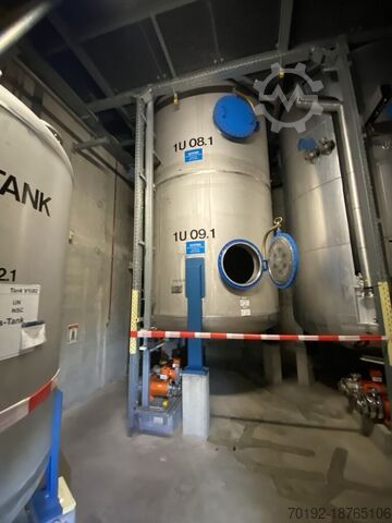 Rezervor cu punte dublă de 25000 litri din V2A (2 x 12500 litri)  