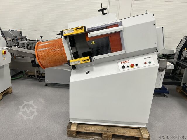Etiketstansmachine Ram punch AMC Hydromatic 220 Label die cutter