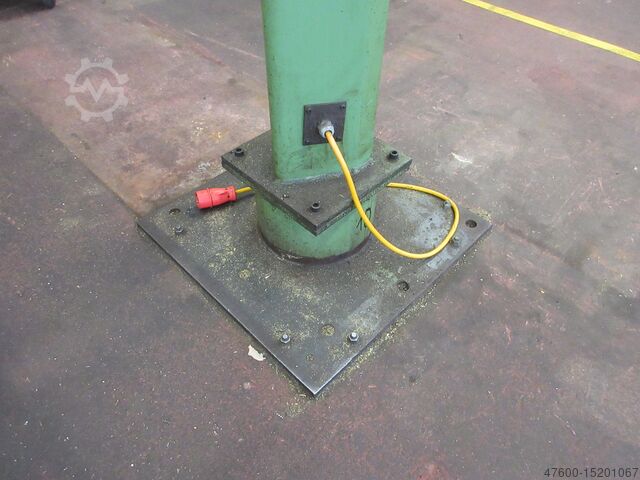 Gruas giratórias de coluna Guindaste giratório Guindaste de corrente Demag KBK Kran Drehkran Hallenkran 2,7m Demag KBK1 250Kg + PK Kettenzug