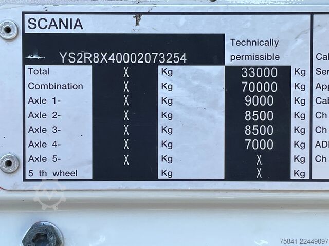 Autogru Scania R440 R440 8x4*4 Palfinger PK 65002 SH-E Power L...