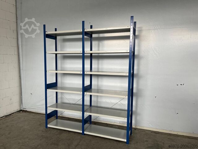 High-bay warehouse shelving META CLIP / Regallänge: 2,15 lfm. Abm.: 2490 x 435mm