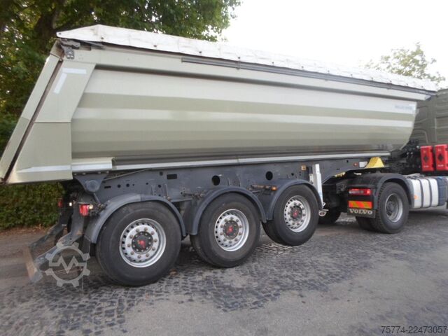 Semiremorcă basculantă MEILLER KISA 3/Stahlmulde/ca. 29 m/E-Verdeck