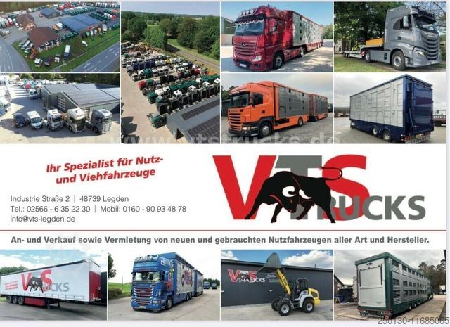 Koeltrailers  FZ.U.LK-Techn. Tandem Kühlkoffer mit LBW