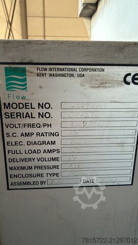 Wasserstrahlschneidanlage Flow International Corporation I-6012 IFB (Integrated Flying Bridge)