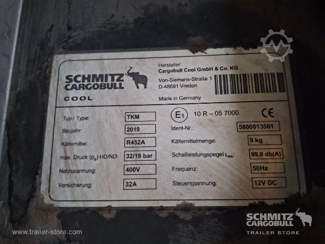 Koeloplegger Schmitz Cargobull Tiefkühler Multitemp Doppelstock Trennwand