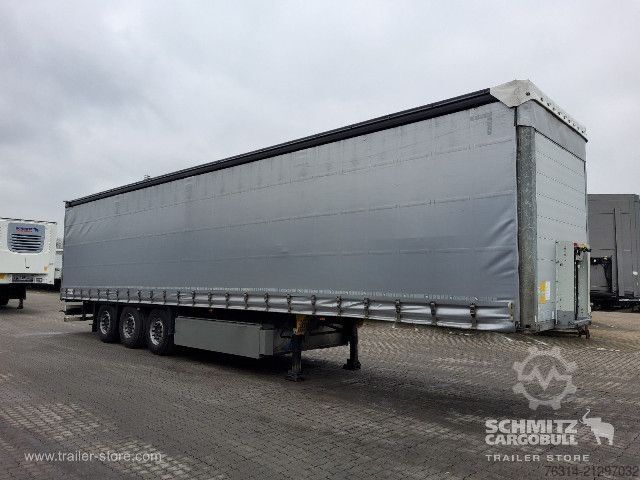 Brandalı açık yarı römork Schmitz Cargobull Curtainsider Standard Getränke