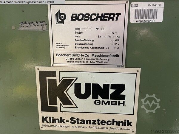 Ausklinkmaschine BOSCHERT K90-E200