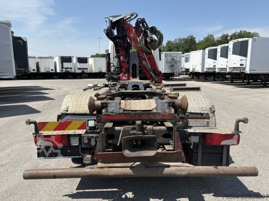 Tippbil SCANIA G480 6X2 ABROLLER MIT KRAN  ,RETARDER, EURO 5, SCHROTTGREIFER