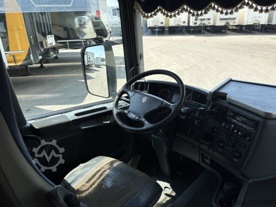 Tippbil SCANIA G480 6X2 ABROLLER MIT KRAN  ,RETARDER, EURO 5, SCHROTTGREIFER