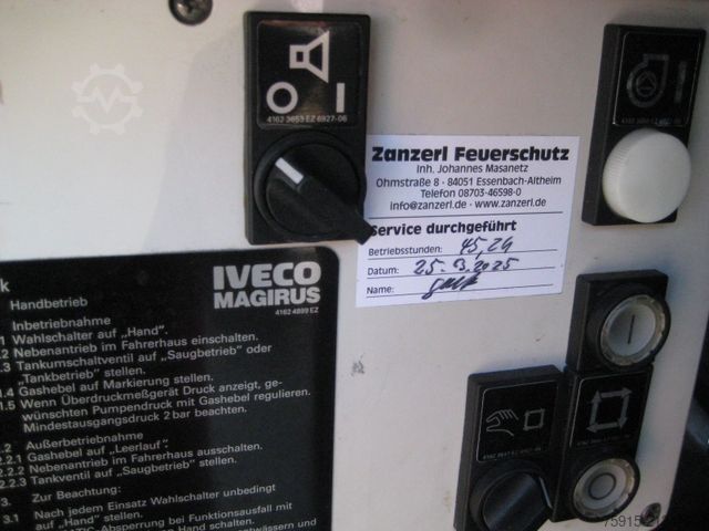 Samochód strażacki IVECO FF 75E14 Feuerwehr LF 8/6 Magirus *TÜV 04-2027*
