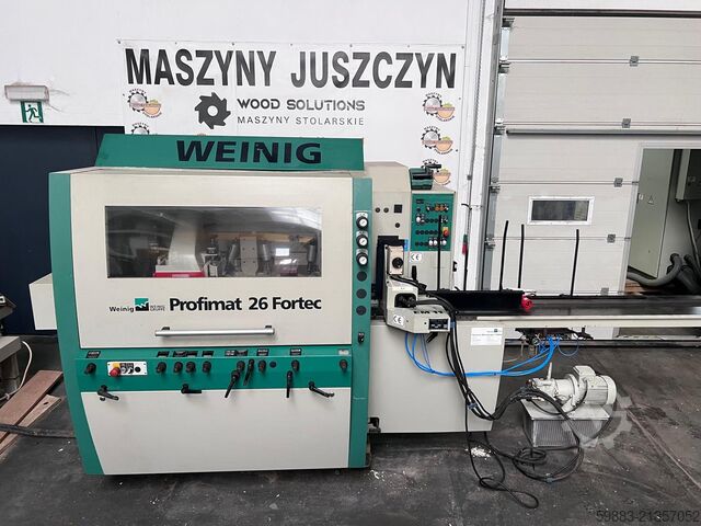 μηχανή μορφοποίησης Weinig Profimat 26 Fortec + EM11