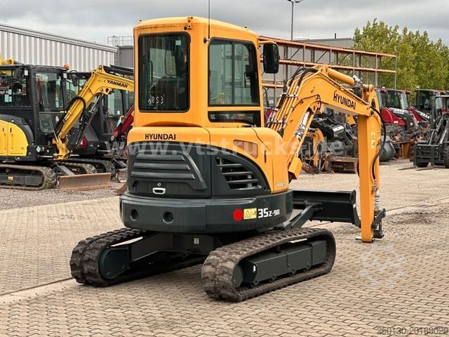 Mini excavator HYUNDAI Robex 35Z-9A Minibagger NEU 9 Std.