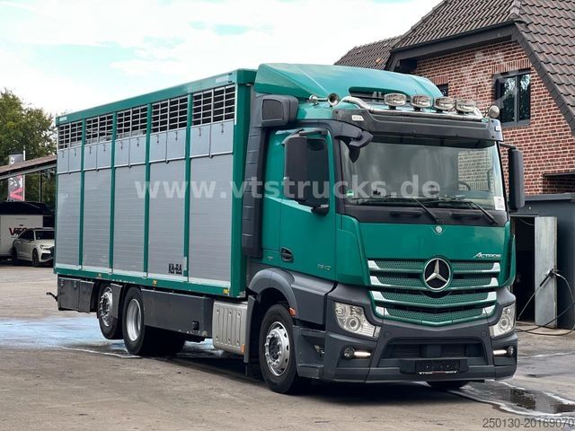 Viehtransporter LKW MERCEDES-BENZ Actros 2540L 6x2 1.Stock KA-BA Viehtransporter