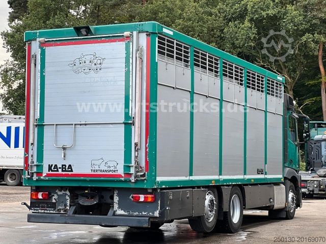 Viehtransporter LKW MERCEDES-BENZ Actros 2540L 6x2 1.Stock KA-BA Viehtransporter