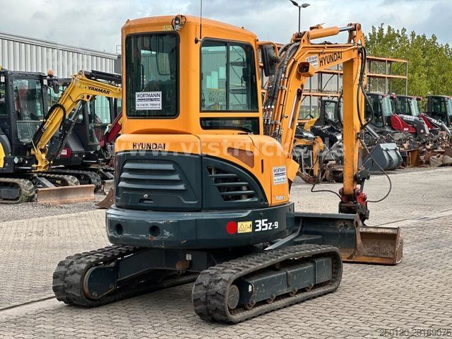 Mini excavator HYUNDAI Robex 35Z-9A Minibagger Schwenklöffel 867 Std.