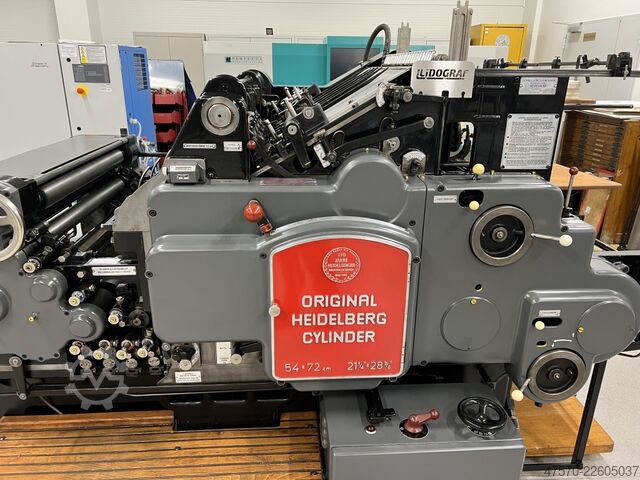 Skládací stroj Heidelberg Cylinder S 54×72 Automatic Die-Cutting Machine