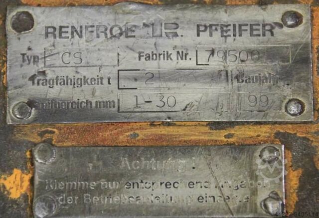 Blechklemme 1-30 mm Pfeifer CS