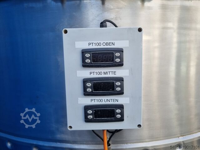 Opvarmelig/kølebar omrørertank Inox Behälter GmbH CILC3000TPRWA