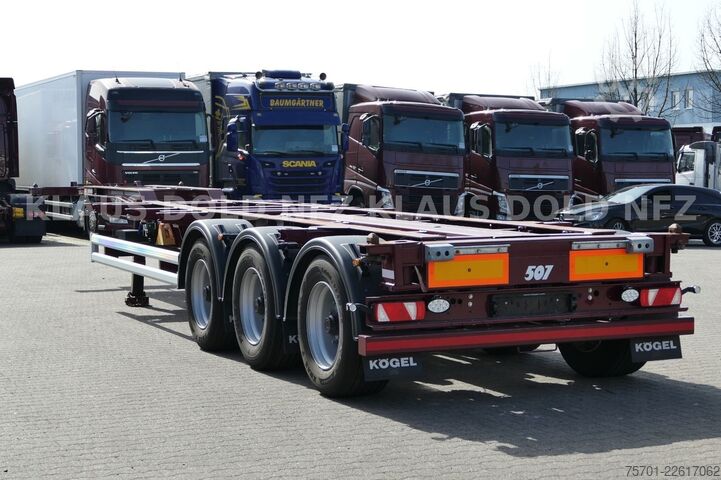 Semi-remorque à carrosserie interchangeable KÖGEL Port 45 BDF Multi Chassis Liftachse max. 41,00 t