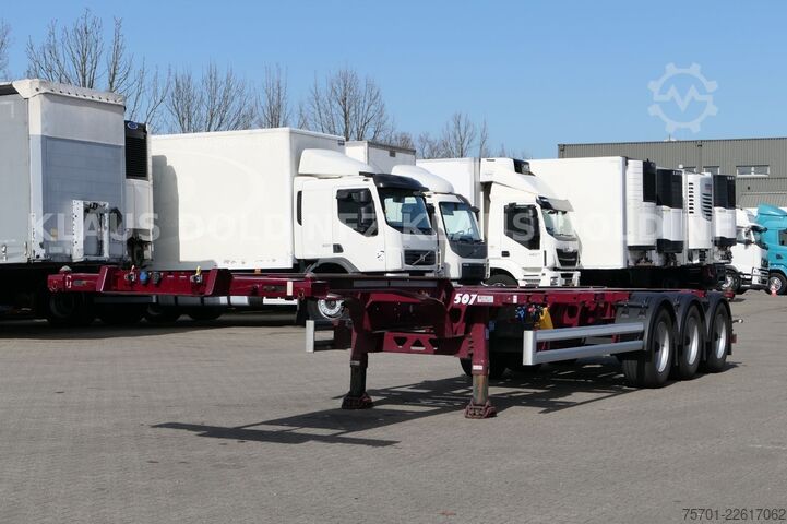Semi-remorque à carrosserie interchangeable KÖGEL Port 45 BDF Multi Chassis Liftachse max. 41,00 t