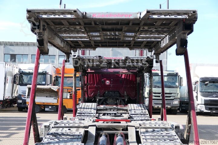 Autószállító teherautó MERCEDES-BENZ Actros 2343 Autotransp. Kässbohrer Supertrans