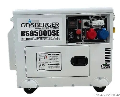 Dieselový nouzový generátor Geisberger GB8500VTS