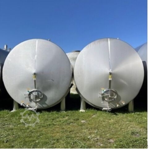 Tanque horizontal de acero inoxidable Landteknikk H20