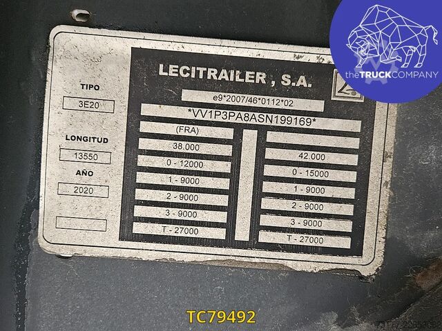 Plattform trailer LeciTrailer 