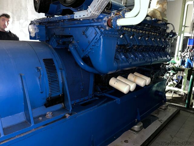 MWM kogenerációs üzem MWM TBG 620 V16