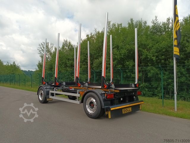 Stockvagn DOLL rapid+ 2-Achs-Kurzholzanhänger A2K-LE59-L ALPHA