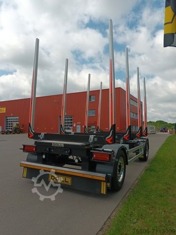 Stockvagn DOLL rapid+ 2-Achs-Kurzholzanhänger A2K-LE59-L ALPHA