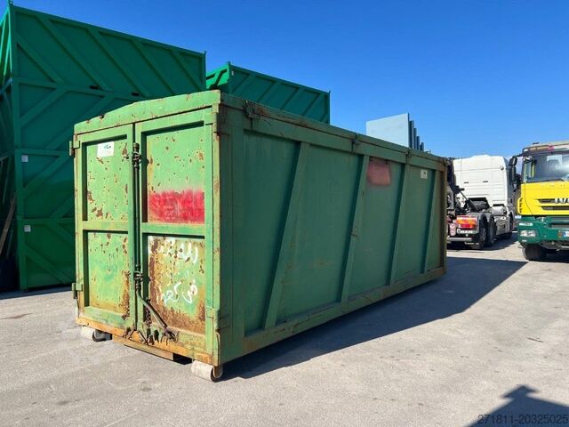 Kampós konténer  CONTAINER SCARRABILE USATO CON COPERCHIO