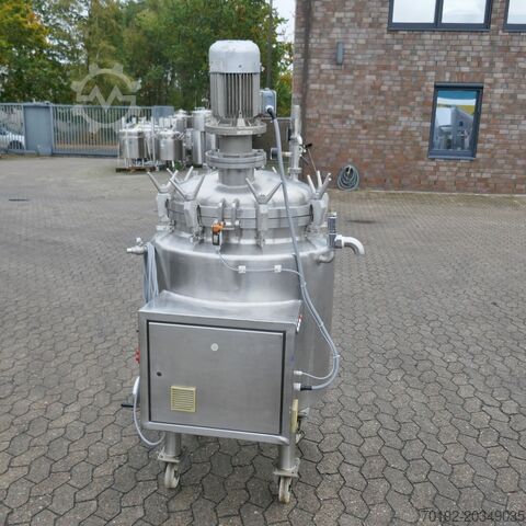 250 liter verwarmbare/koelbare drukketel uit V2A met dispergeerroerder. Schwarz B0055