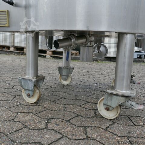 250 liter verwarmbare/koelbare drukketel uit V2A met dispergeerroerder. Schwarz B0055