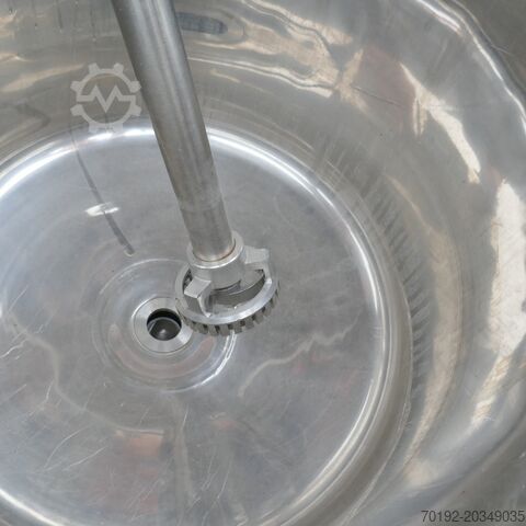 250 liter verwarmbare/koelbare drukketel uit V2A met dispergeerroerder. Schwarz B0055