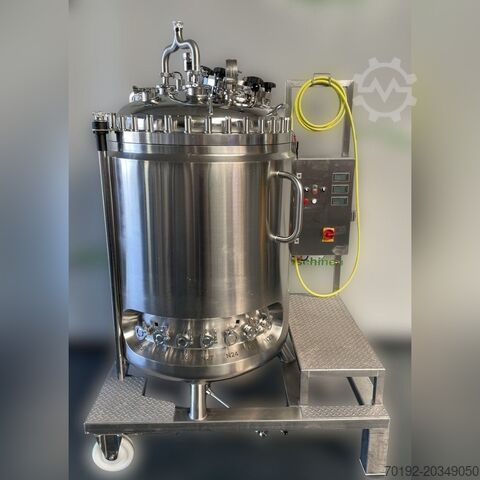 Cuve sous pression de 500 litres chauffable/refroidissable en acier inoxydable 316 avec agitateur ma Waldner K0167