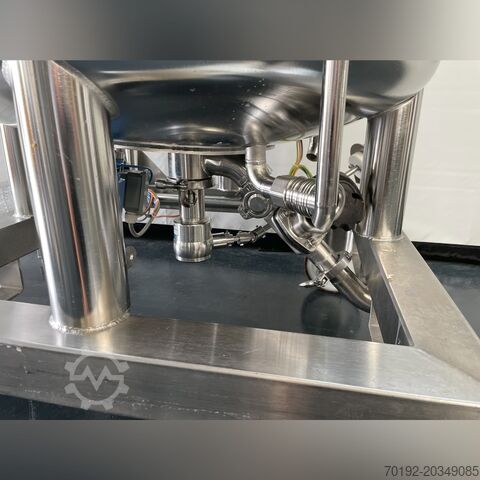 Cuve de pression mobile de pharmacie de 425 litres, Aisi304 avec agitateur magnétique M. Roth K0174