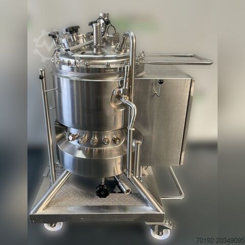 Cuve sous pression mobile pharmacie 90,5 litres, Aisi316 avec agitateur magnétique Waldner K0171