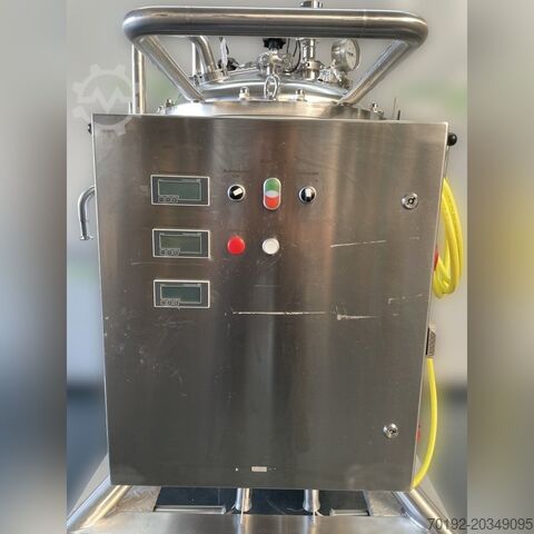 Cuve sous pression mobile pharmacie 90,5 litres, Aisi316 avec agitateur magnétique Waldner K0171