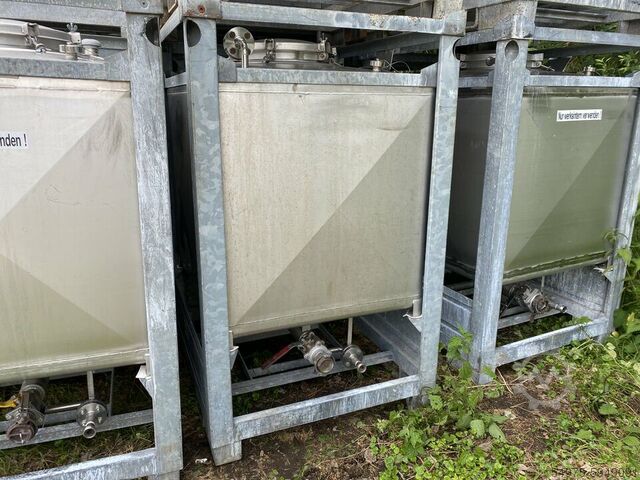 Roestvrijstalen containers Transportcontainer IBC 10558