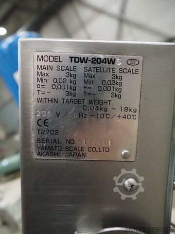 Kombinationswaage Yamato Dataweigh TDW-204WS