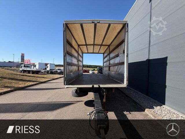 Vrachtwagen met bakwagen  Anhänger Junghans SDAH LM
