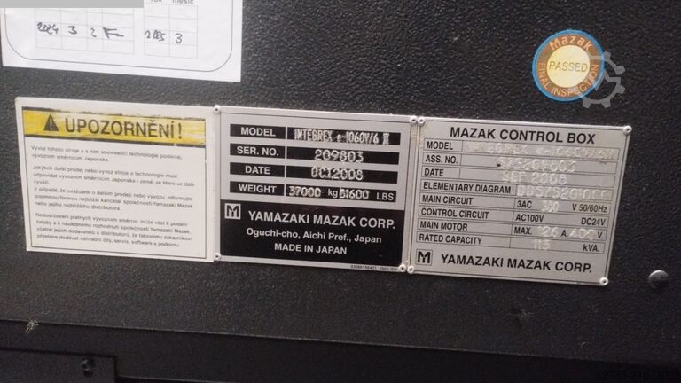 Bewerkingscentrum 5 assen MAZAK INTEGREX E 1060V6