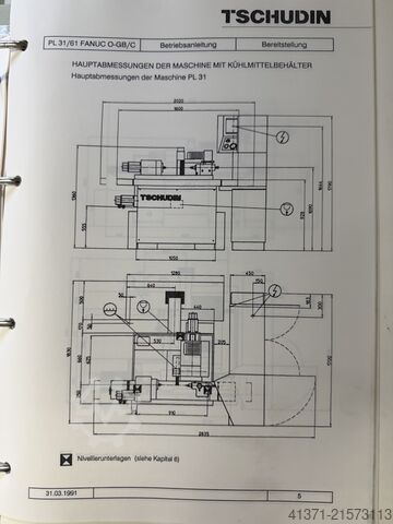 Cilindrische slijpmachine - Buitenkant TSCHUDIN CNC PL31