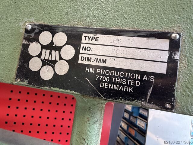 Svingbukkemaskine 2.020 x 2 mm HM Production HS-7S