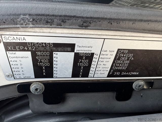 Standaard-SZM Scania P310 / Manual Gearbox / Klima / TUV: 5-2026 / B...