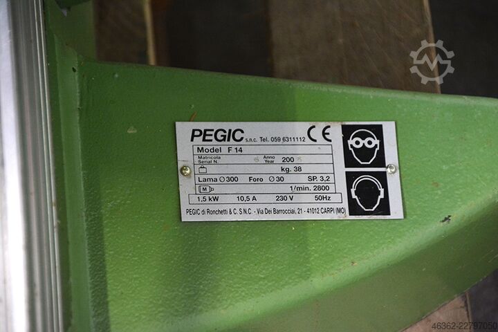 Sega circolare Pegic F 14