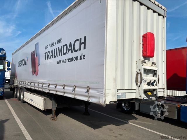 Naczepa otwarta z plandeką KRONE SD Plane + Staplerhalterung