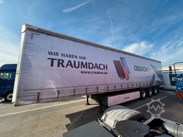 Naczepa otwarta z plandeką KRONE SD Plane + Staplerhalterung