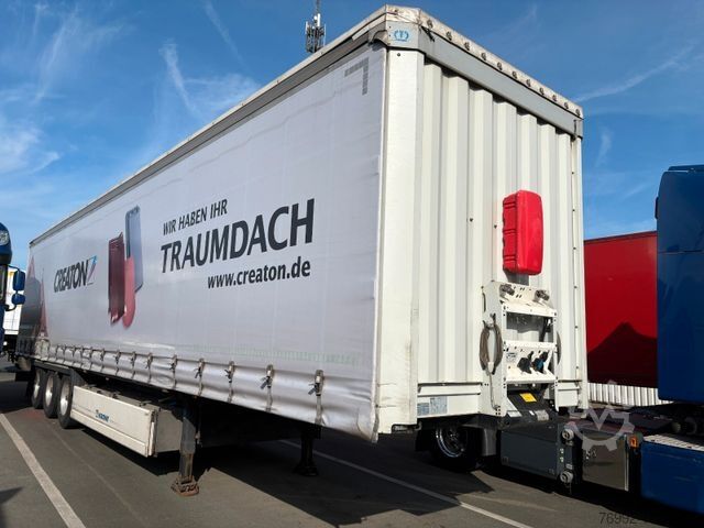 Naczepa otwarta z plandeką KRONE SD Plane + Staplerhalterung